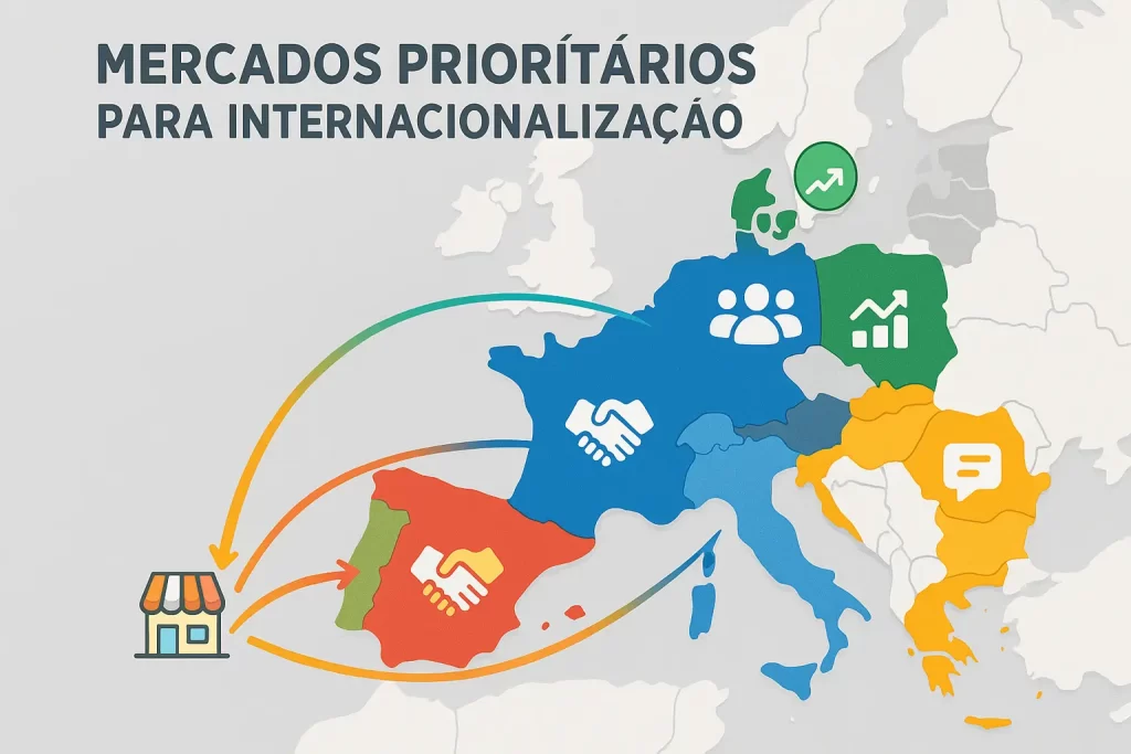 Mercados prioritários para internacionalização de lojas online portuguesas