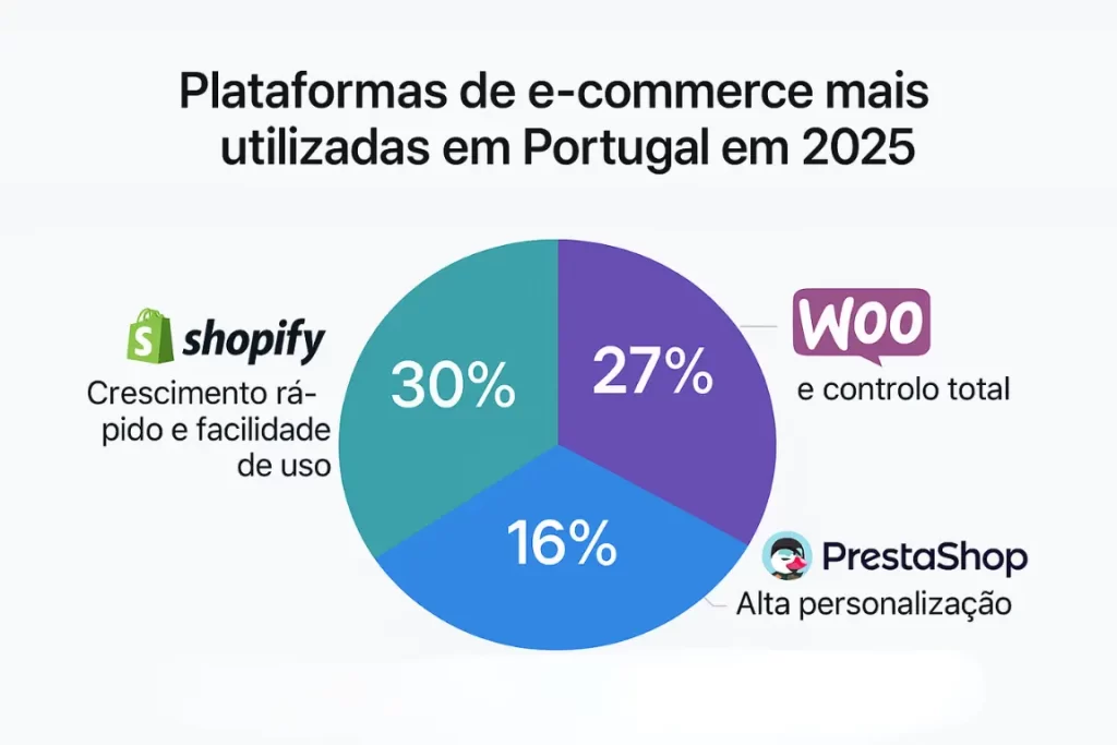 Plataformas de e-commerce mais utilizadas em Portugal em 2025